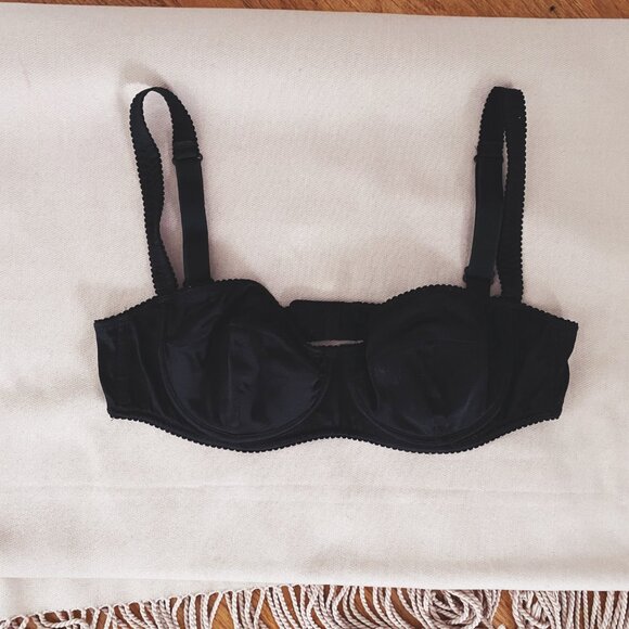 Dolce & Gabbana Satin Balconette Bra - Picture 1 of 8